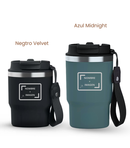 PACK COMBI (360 ml + 470 ml) Personalizado | Termo y Botella Térmica ECOROOTS