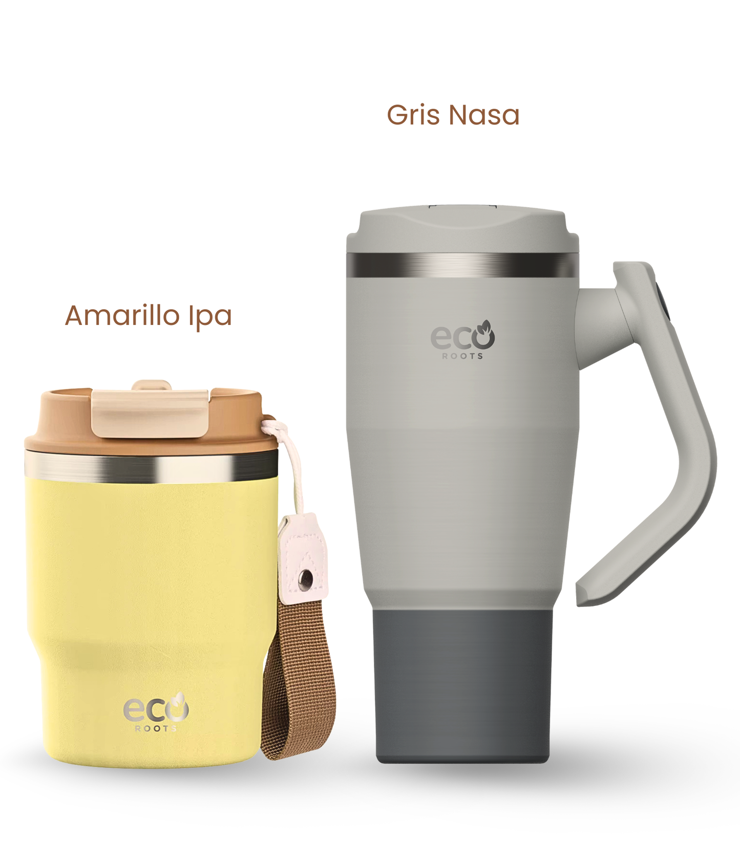 PACK COMBI (360 ml + 940 ml) Personalizado | Termo y Botella Térmica ECOROOTS