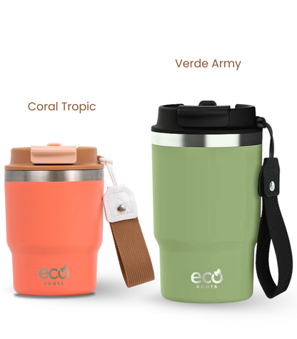PACK COMBI (360 ml + 470 ml) Personalizado | Termo y Botella Térmica ECOROOTS