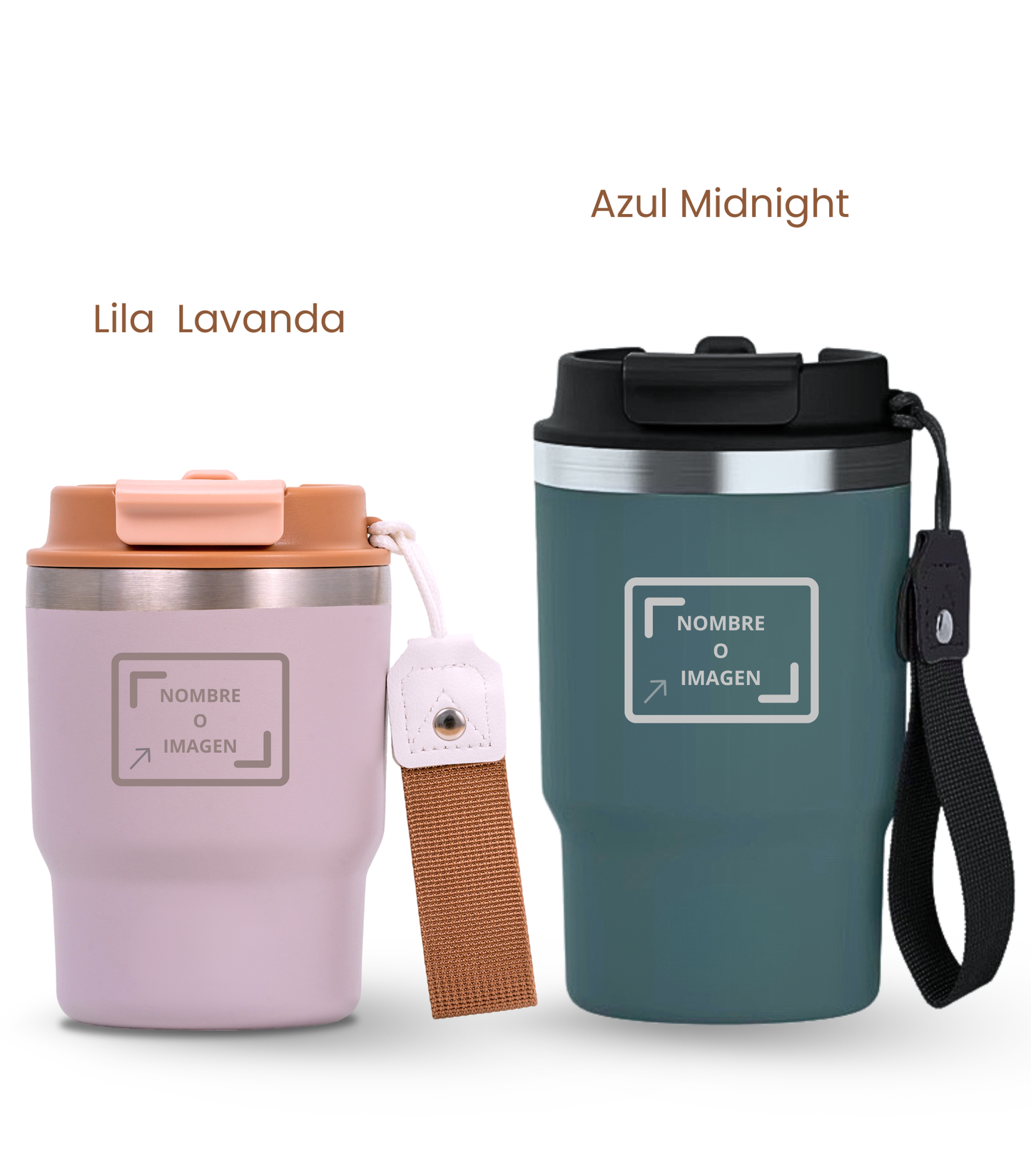 PACK COMBI (360 ml + 470 ml) Personalizado | Termo y Botella Térmica ECOROOTS