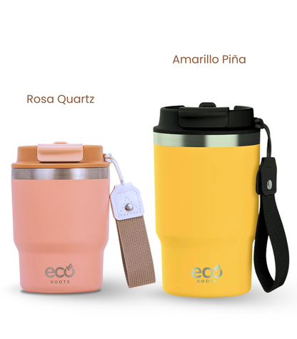 PACK COMBI (360 ml + 470 ml) Personalizado | Termo y Botella Térmica ECOROOTS