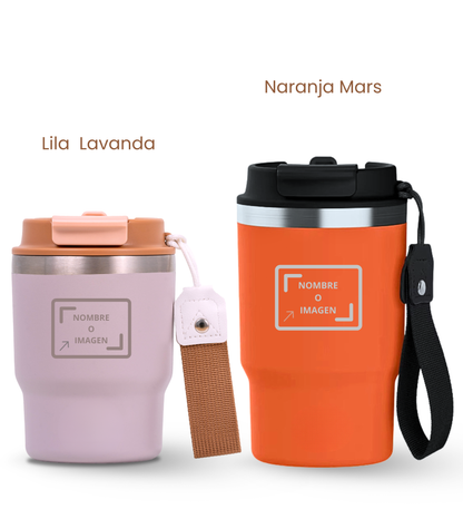 PACK COMBI (360 ml + 470 ml) Personalizado | Termo y Botella Térmica ECOROOTS