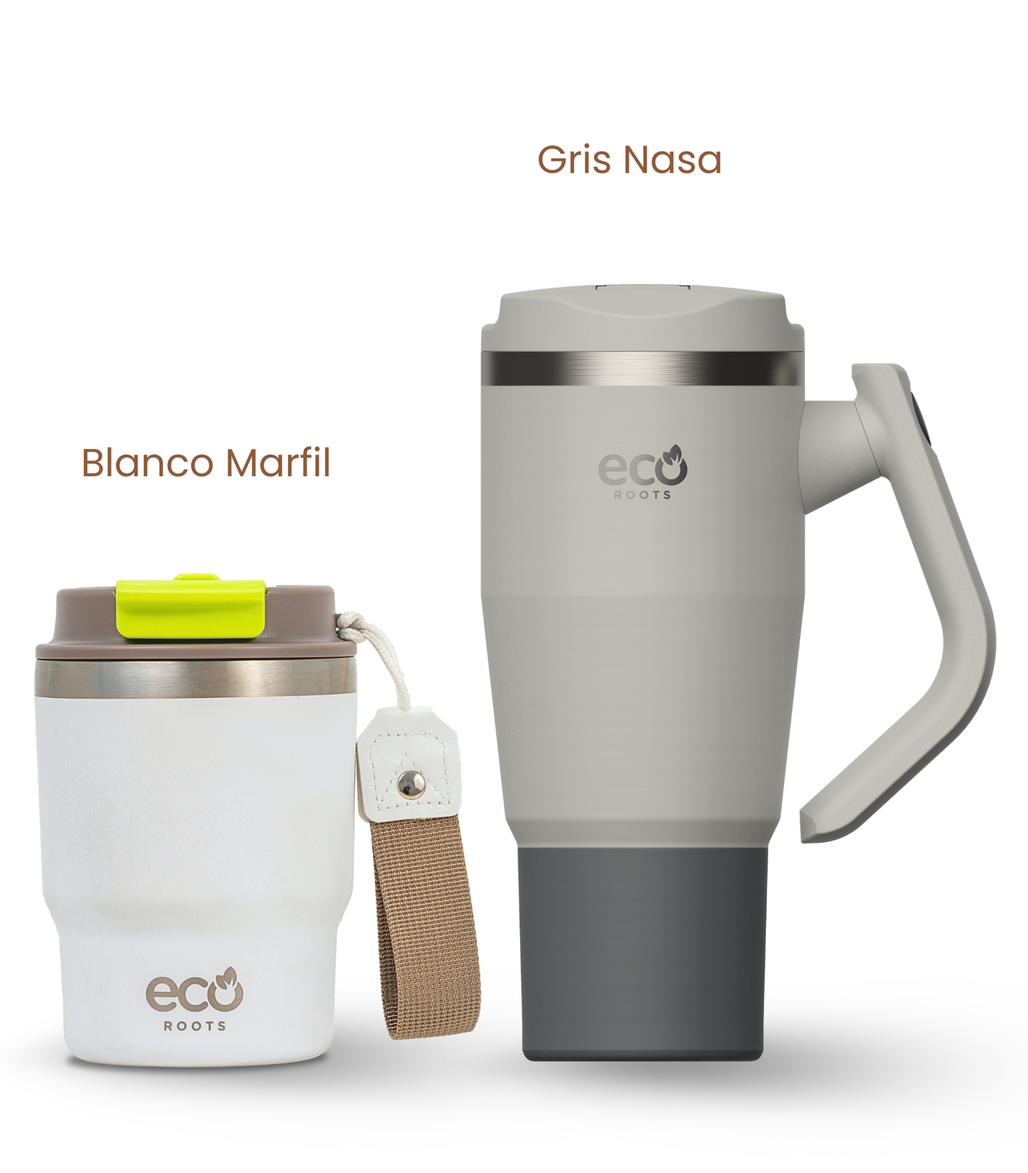 PACK COMBI (360 ml + 940 ml) Personalizado | Termo y Botella Térmica ECOROOTS