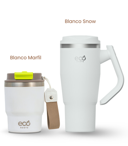 PACK COMBI (360 ml + 940 ml) Personalizado | Termo y Botella Térmica ECOROOTS