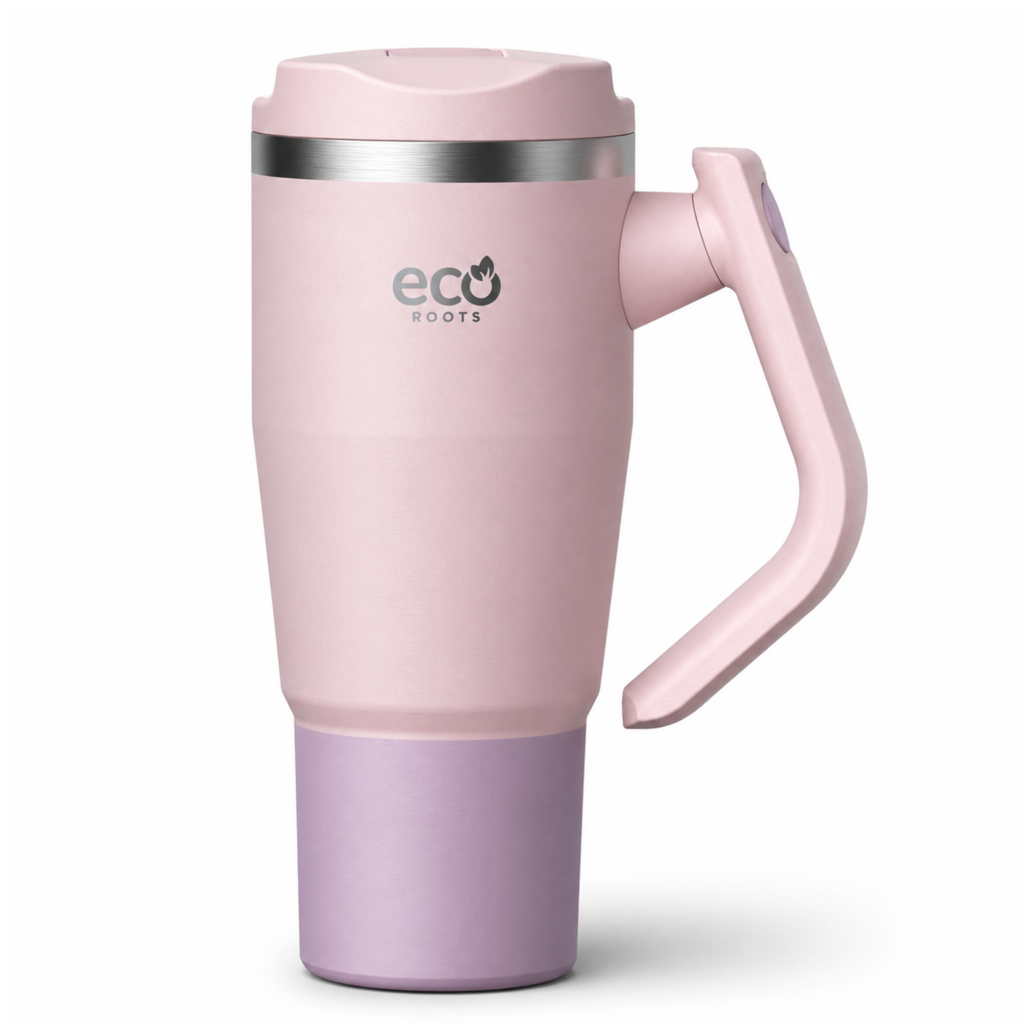 ECOROOTS Rocket I Botella Térmica 940 ml I Asa móvil (Rosa Blush)