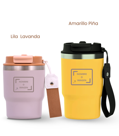 PACK COMBI (360 ml + 470 ml) Personalizado | Termo y Botella Térmica ECOROOTS