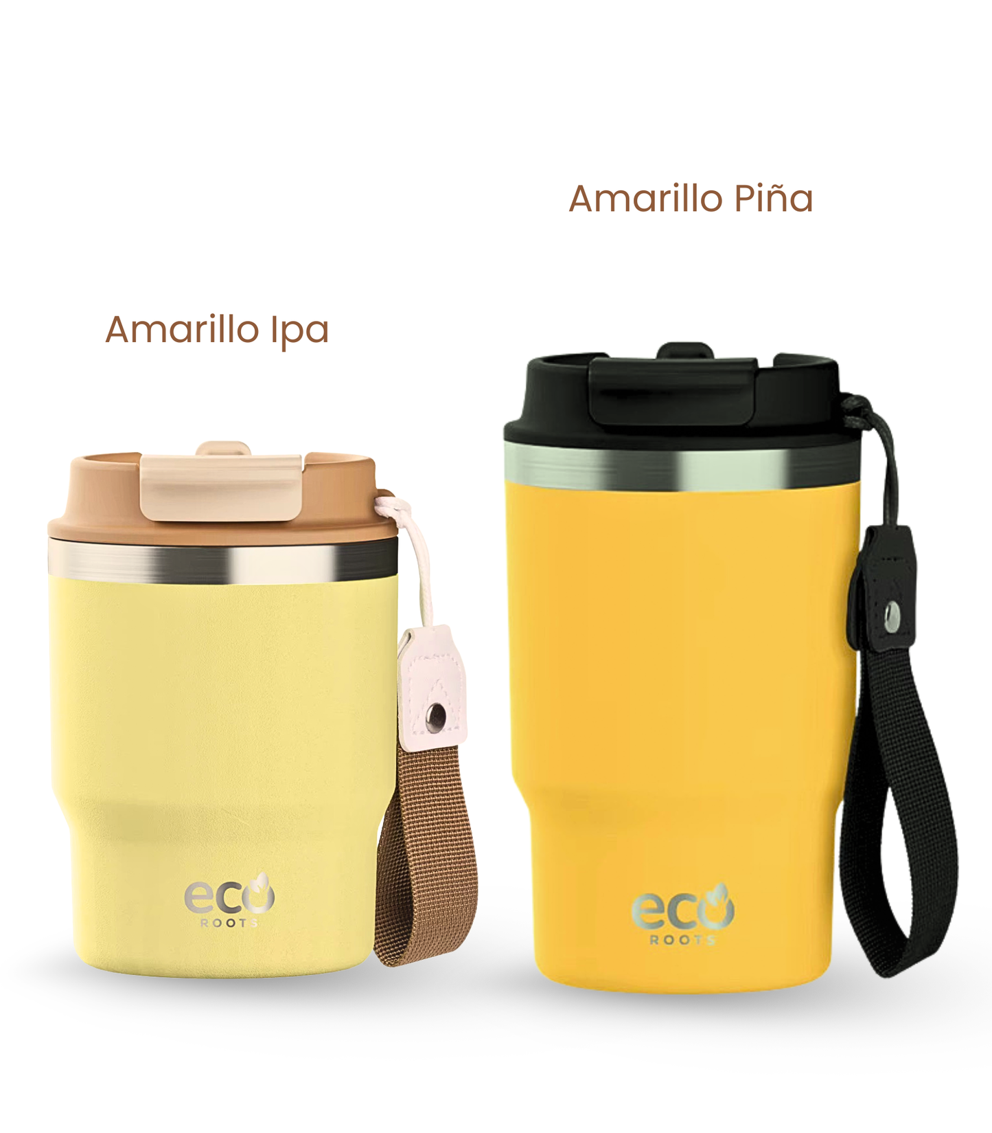 PACK COMBI (360 ml + 470 ml) Personalizado | Termo y Botella Térmica ECOROOTS