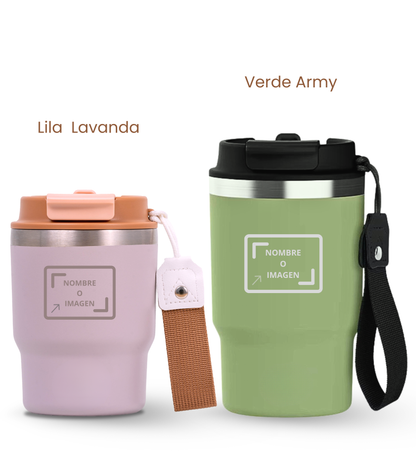 PACK COMBI (360 ml + 470 ml) Personalizado | Termo y Botella Térmica ECOROOTS
