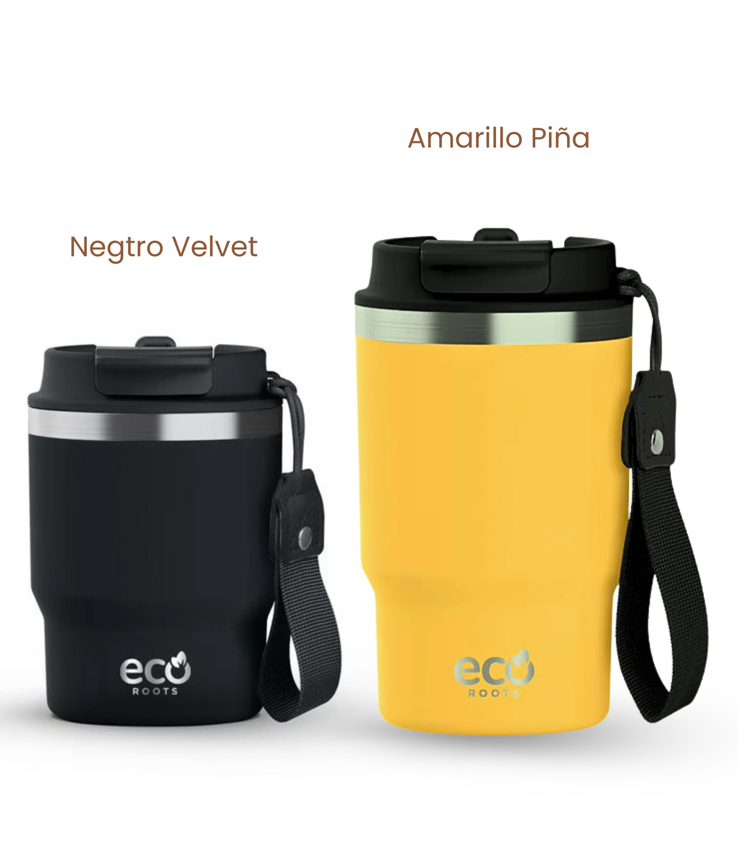 PACK COMBI (360 ml + 470 ml) Personalizado | Termo y Botella Térmica ECOROOTS