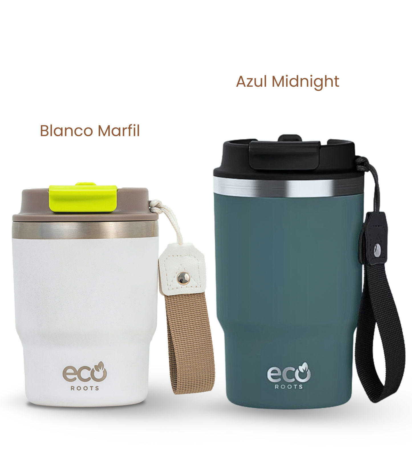 PACK COMBI (360 ml + 470 ml) Personalizado | Termo y Botella Térmica ECOROOTS