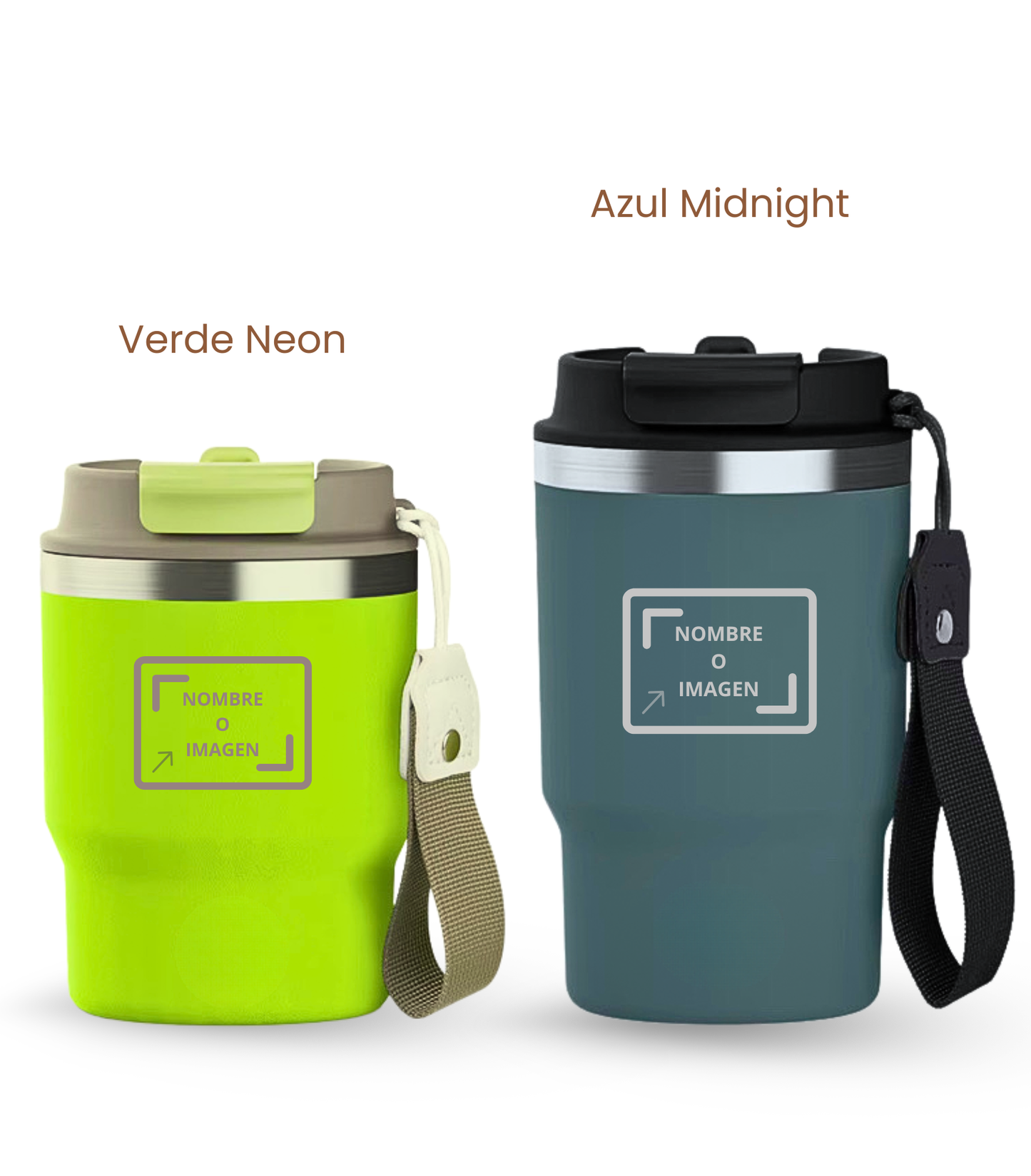 PACK COMBI (360 ml + 470 ml) Personalizado | Termo y Botella Térmica ECOROOTS
