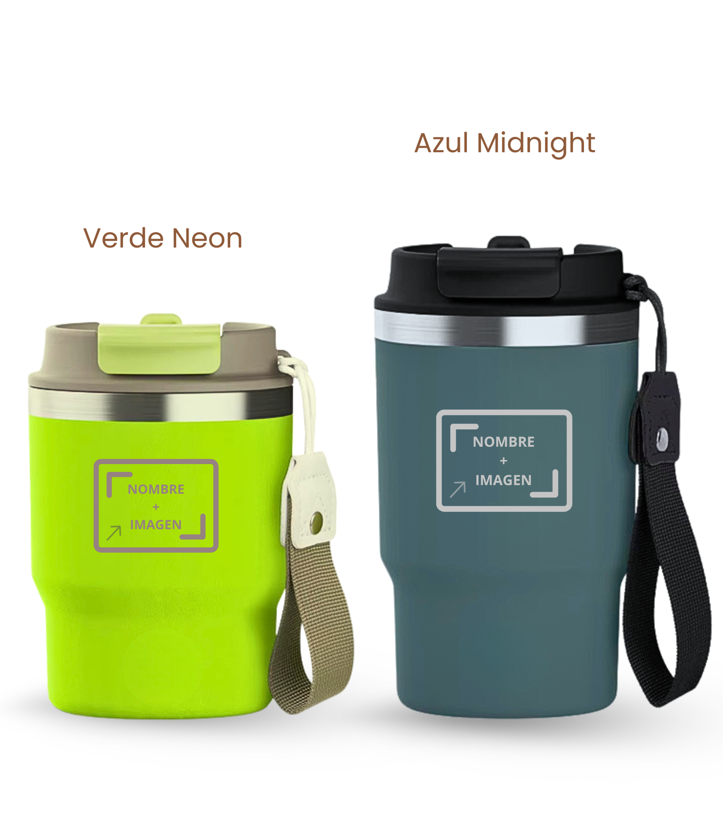 PACK COMBI (360 ml + 470 ml) Personalizado | Termo y Botella Térmica ECOROOTS