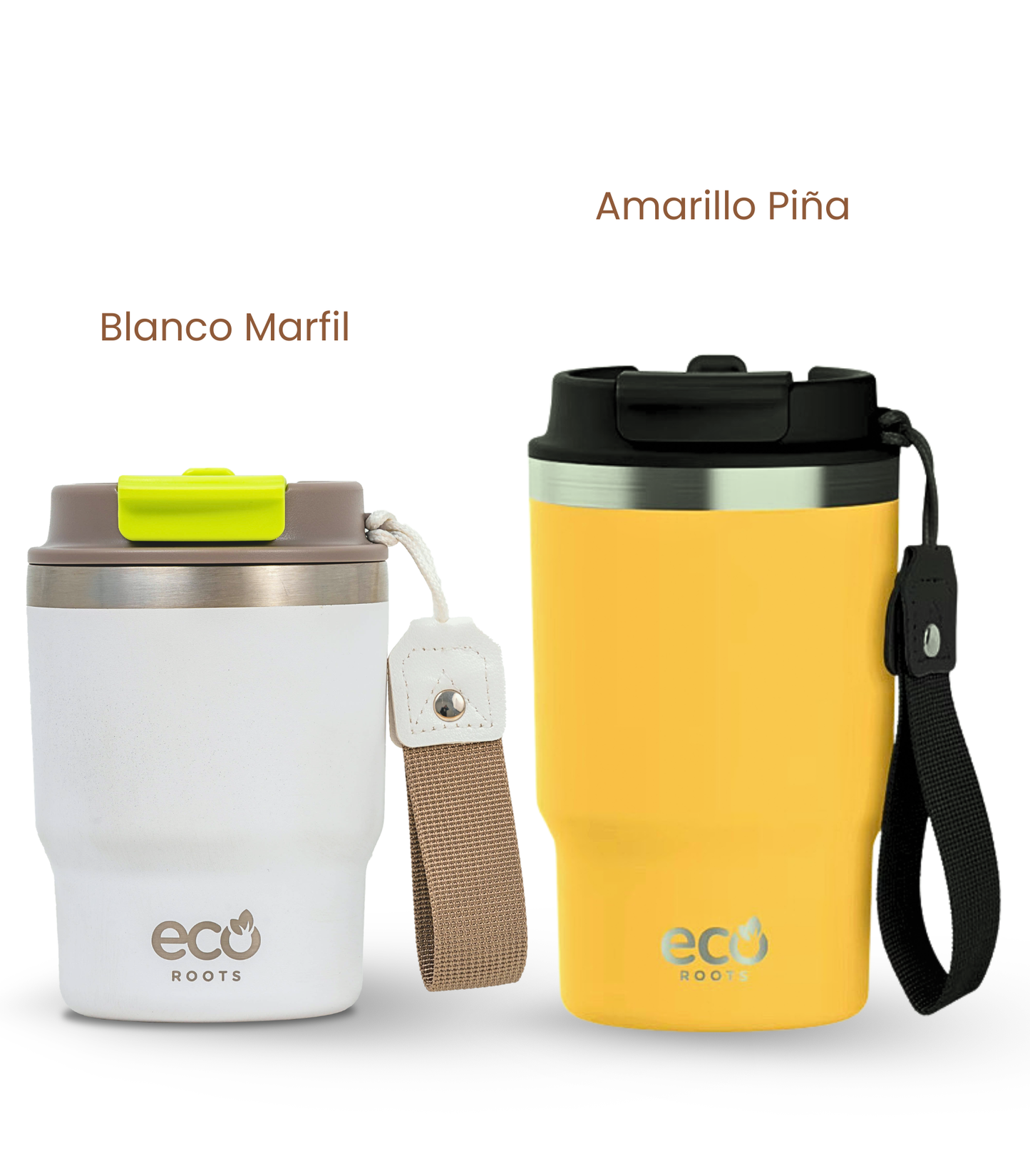 PACK COMBI (360 ml + 470 ml) Personalizado | Termo y Botella Térmica ECOROOTS