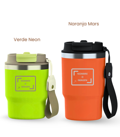 PACK COMBI (360 ml + 470 ml) Personalizado | Termo y Botella Térmica ECOROOTS