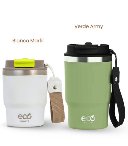 PACK COMBI (360 ml + 470 ml) Personalizado | Termo y Botella Térmica ECOROOTS