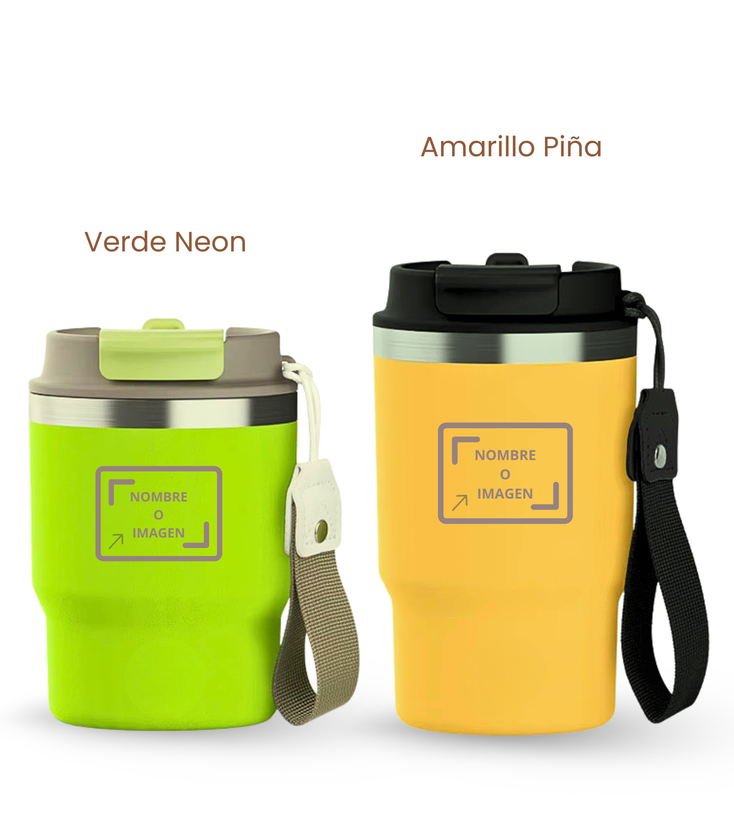PACK COMBI (360 ml + 470 ml) Personalizado | Termo y Botella Térmica ECOROOTS