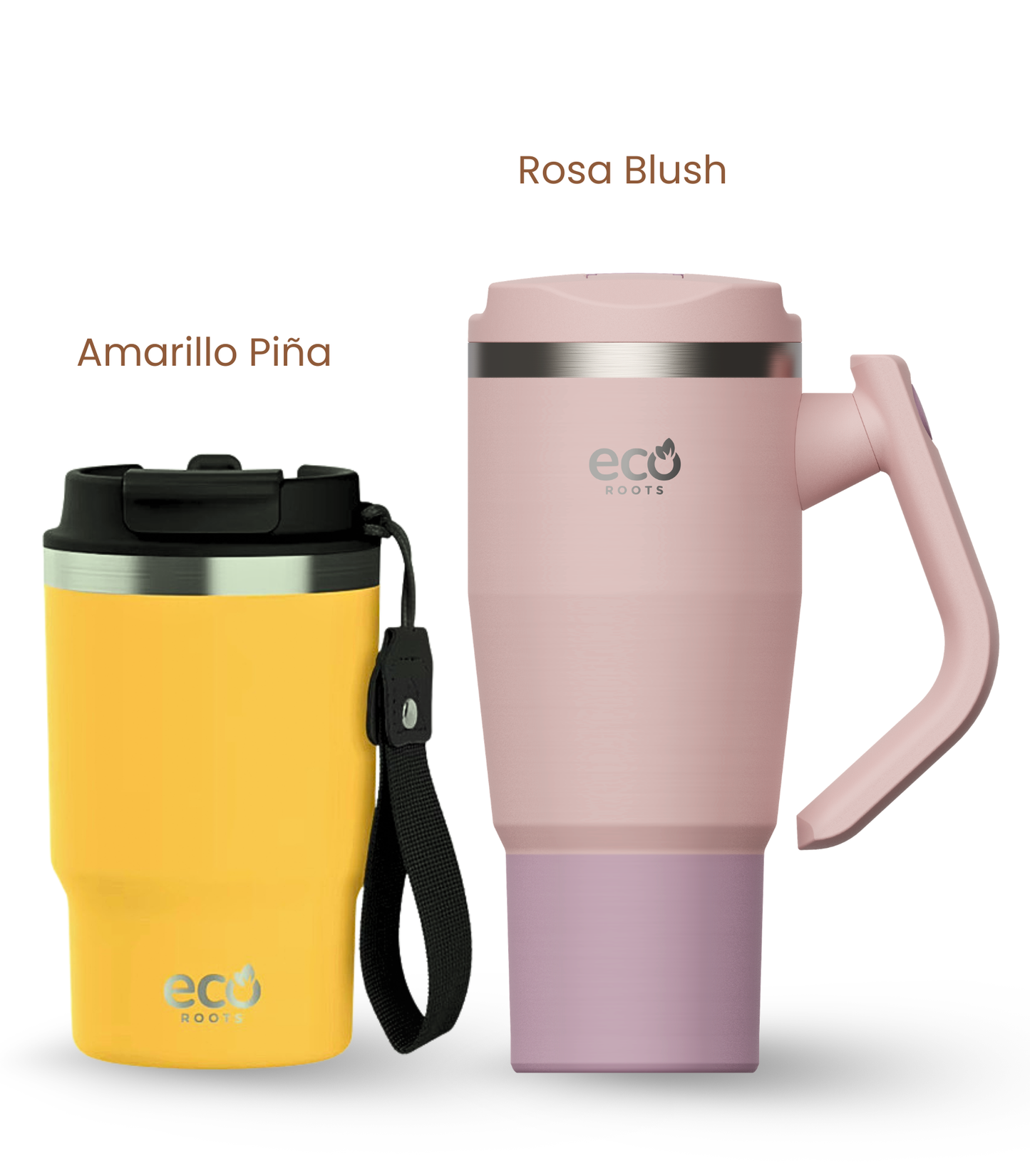 PACK COMBI (470 ml + 940 ml) Personalizado | Termo y Botella Térmica ECOROOTS
