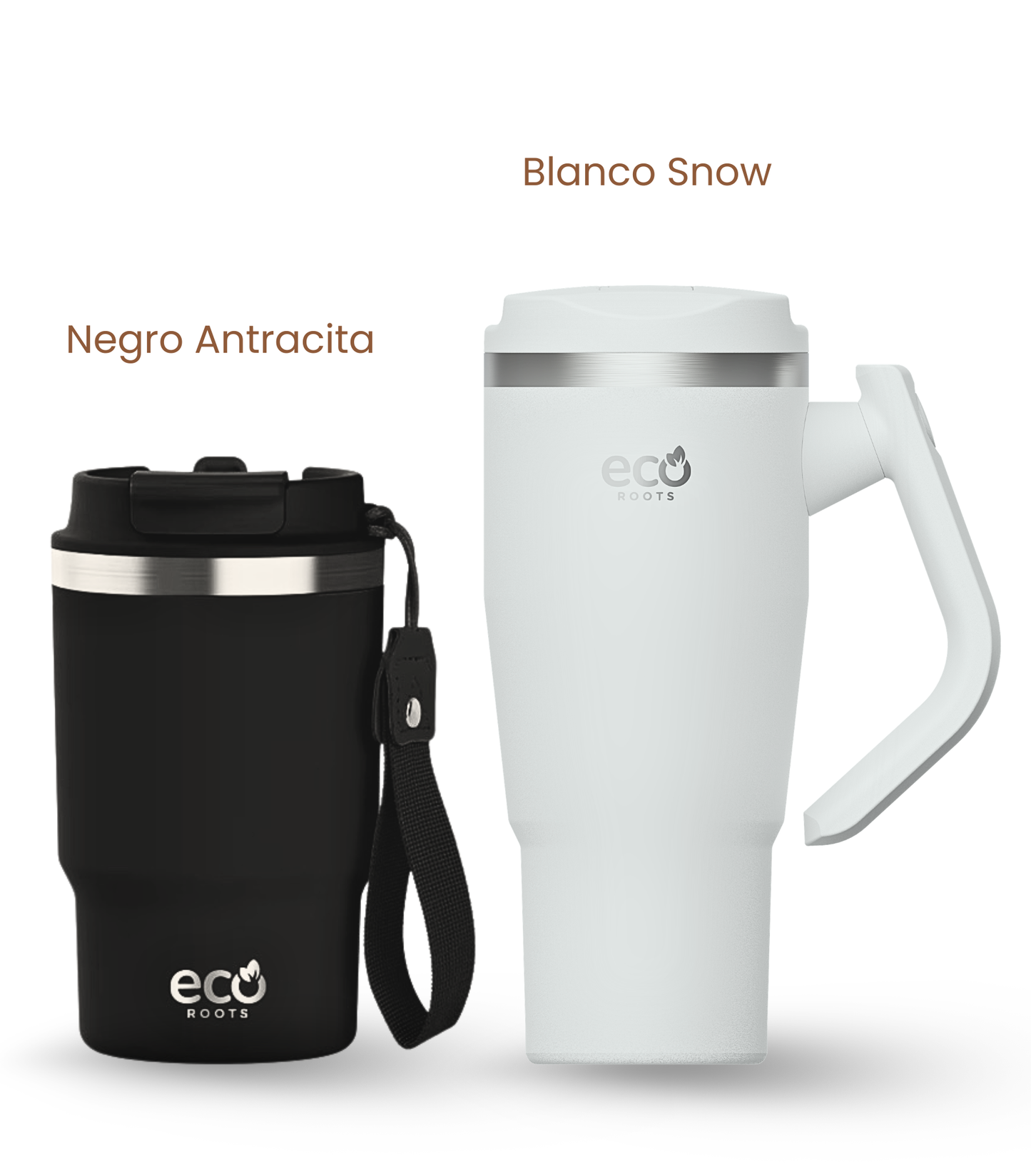 PACK COMBI (470 ml + 940 ml) Personalizado | Termo y Botella Térmica ECOROOTS