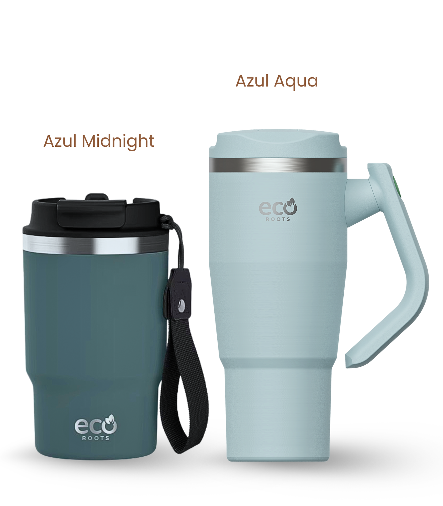 PACK COMBI (470 ml + 940 ml) Personalizado | Termo y Botella Térmica ECOROOTS