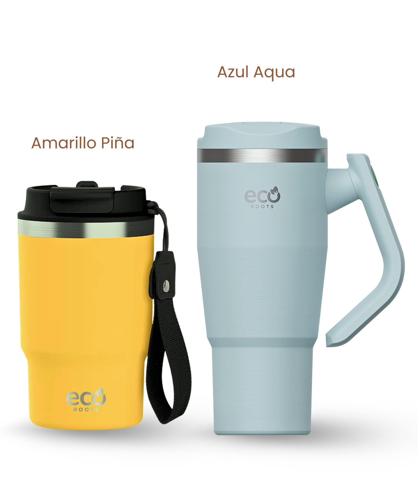 PACK COMBI (470 ml + 940 ml) Personalizado | Termo y Botella Térmica ECOROOTS