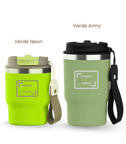 PACK COMBI (360 ml + 470 ml) Personalizado | Termo y Botella Térmica ECOROOTS