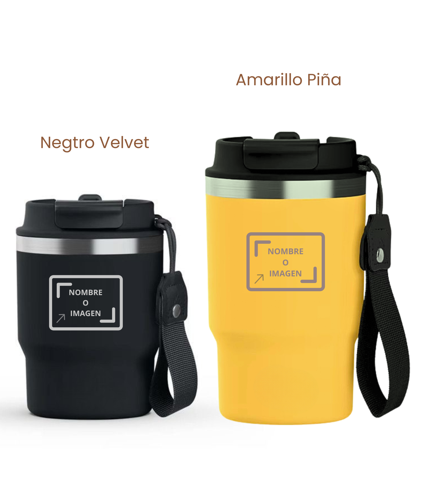 PACK COMBI (360 ml + 470 ml) Personalizado | Termo y Botella Térmica ECOROOTS