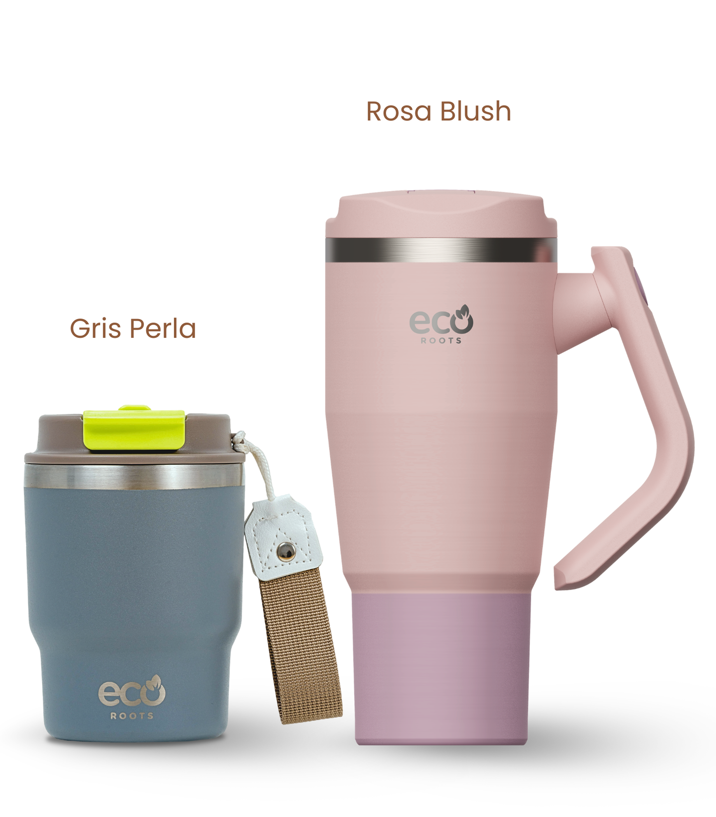 PACK COMBI (360 ml + 940 ml) Personalizado | Termo y Botella Térmica ECOROOTS