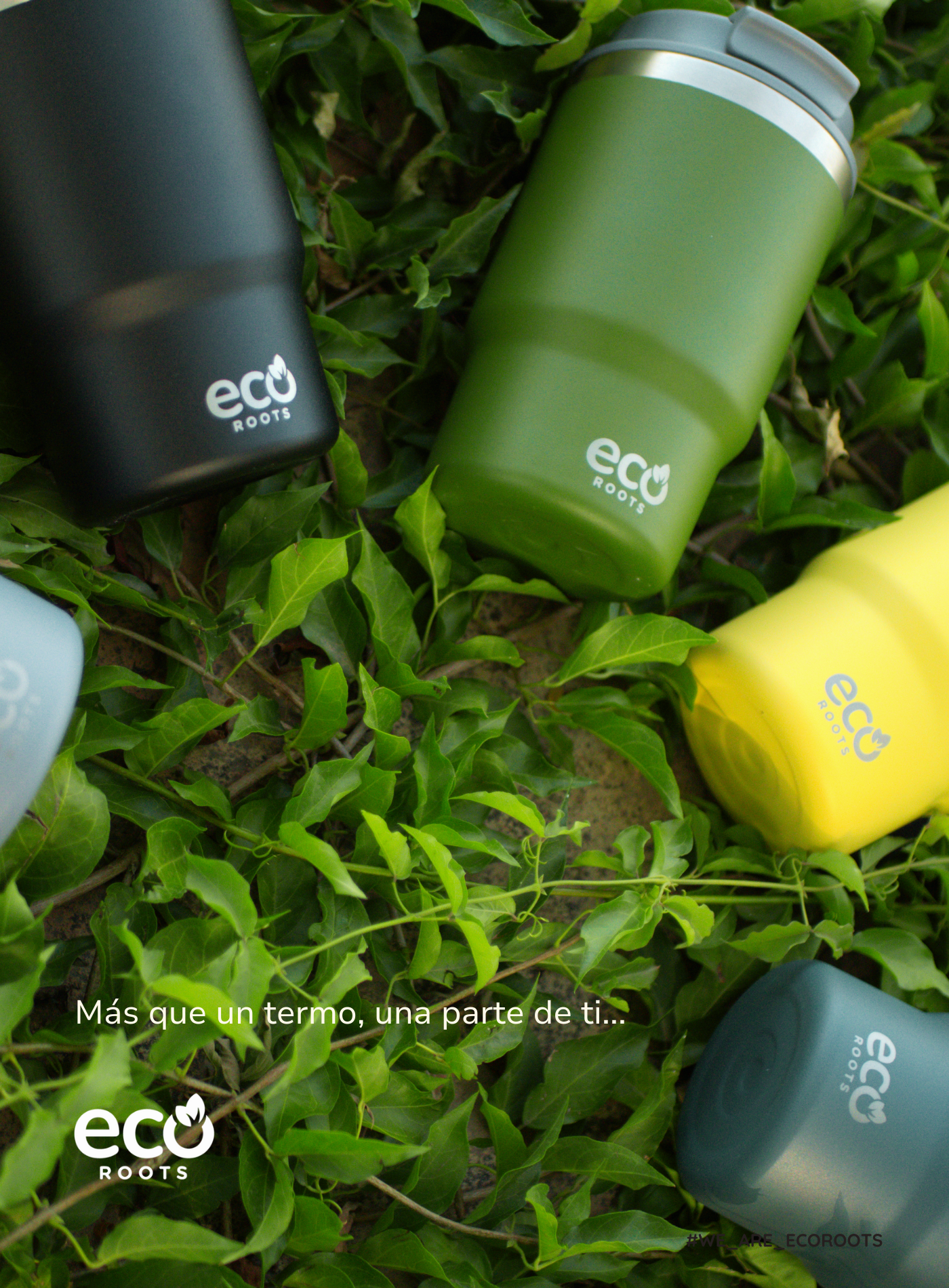 ECOROOTS I Thunder Outdoor I Termo I Vaso térmico I Verde Clover I 470 ml  🛒 (PRÓXIMAMENTE)