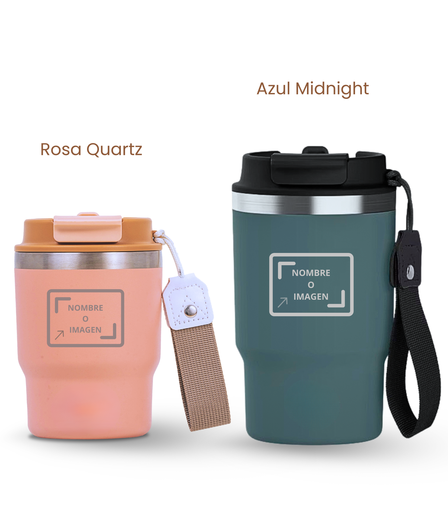 PACK COMBI (360 ml + 470 ml) Personalizado | Termo y Botella Térmica ECOROOTS