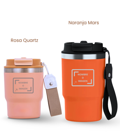 PACK COMBI (360 ml + 470 ml) Personalizado | Termo y Botella Térmica ECOROOTS