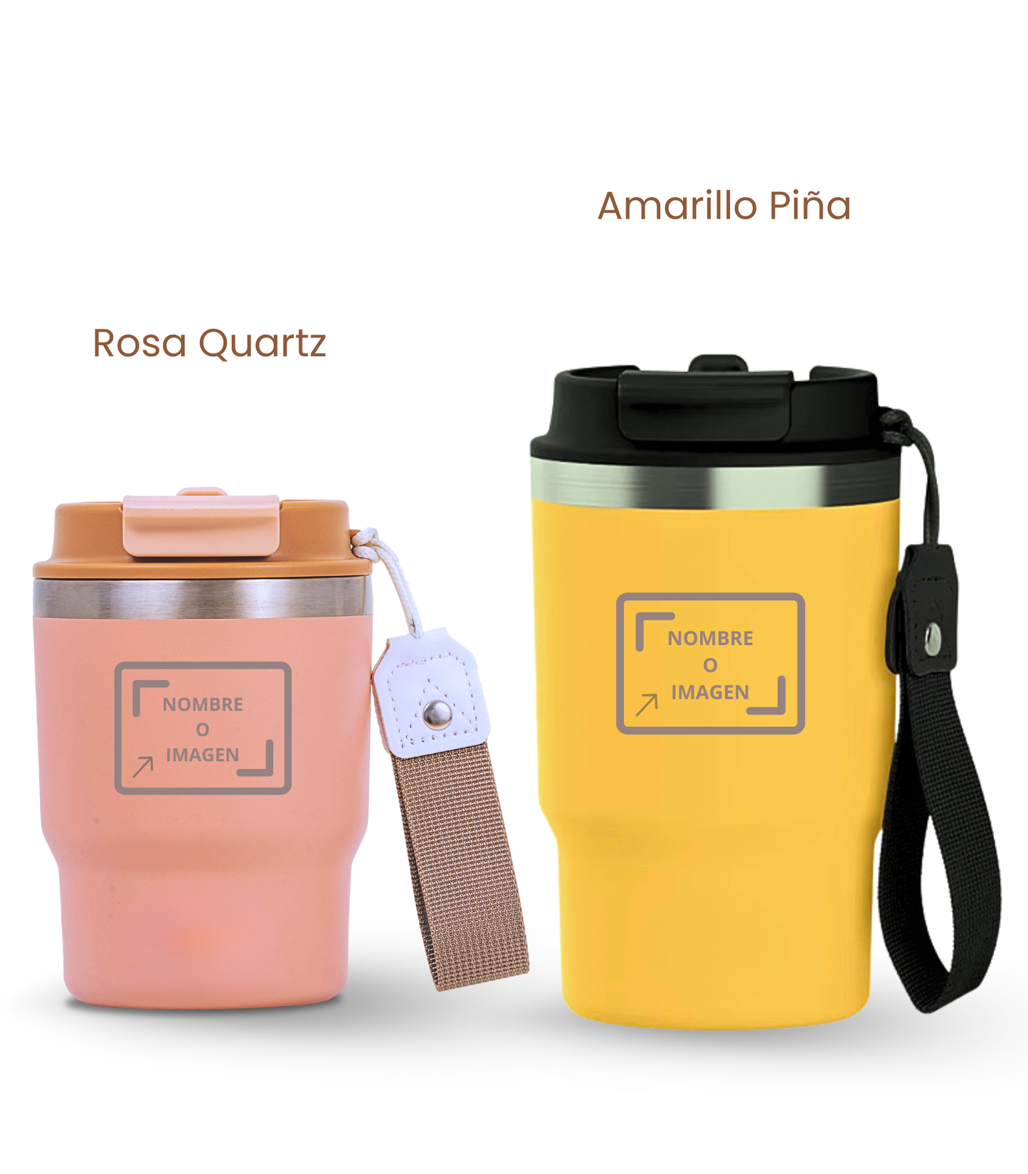 PACK COMBI (360 ml + 470 ml) Personalizado | Termo y Botella Térmica ECOROOTS