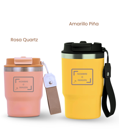 PACK COMBI (360 ml + 470 ml) Personalizado | Termo y Botella Térmica ECOROOTS