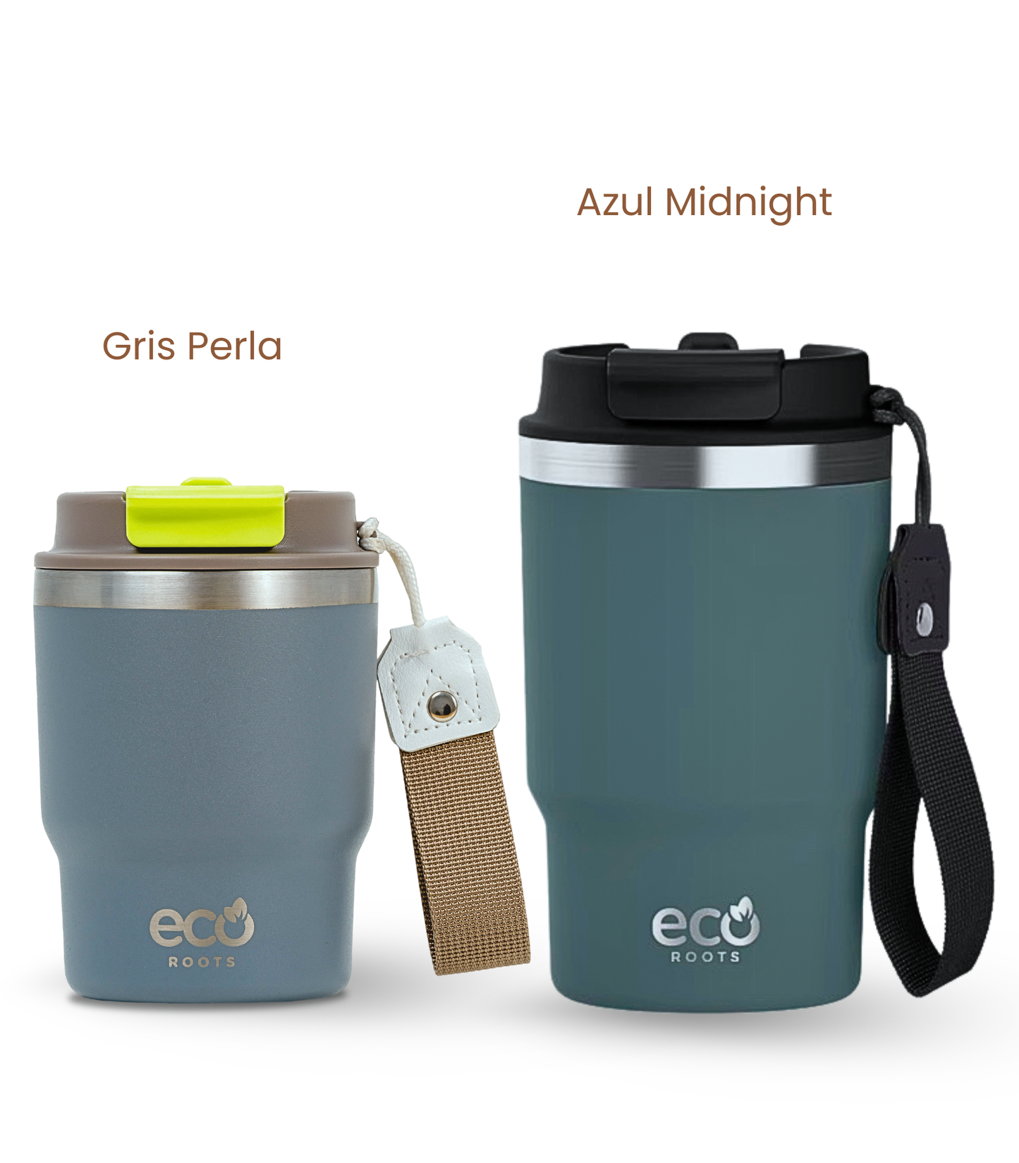 PACK COMBI (360 ml + 470 ml) Personalizado | Termo y Botella Térmica ECOROOTS