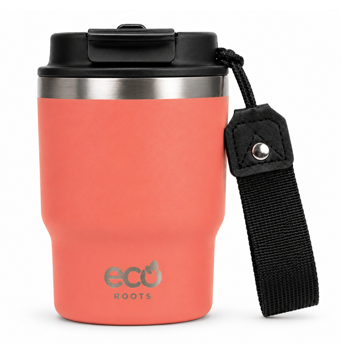 Colección Urban de ECOROOTS | Termos 360 ml | Tapa Negra