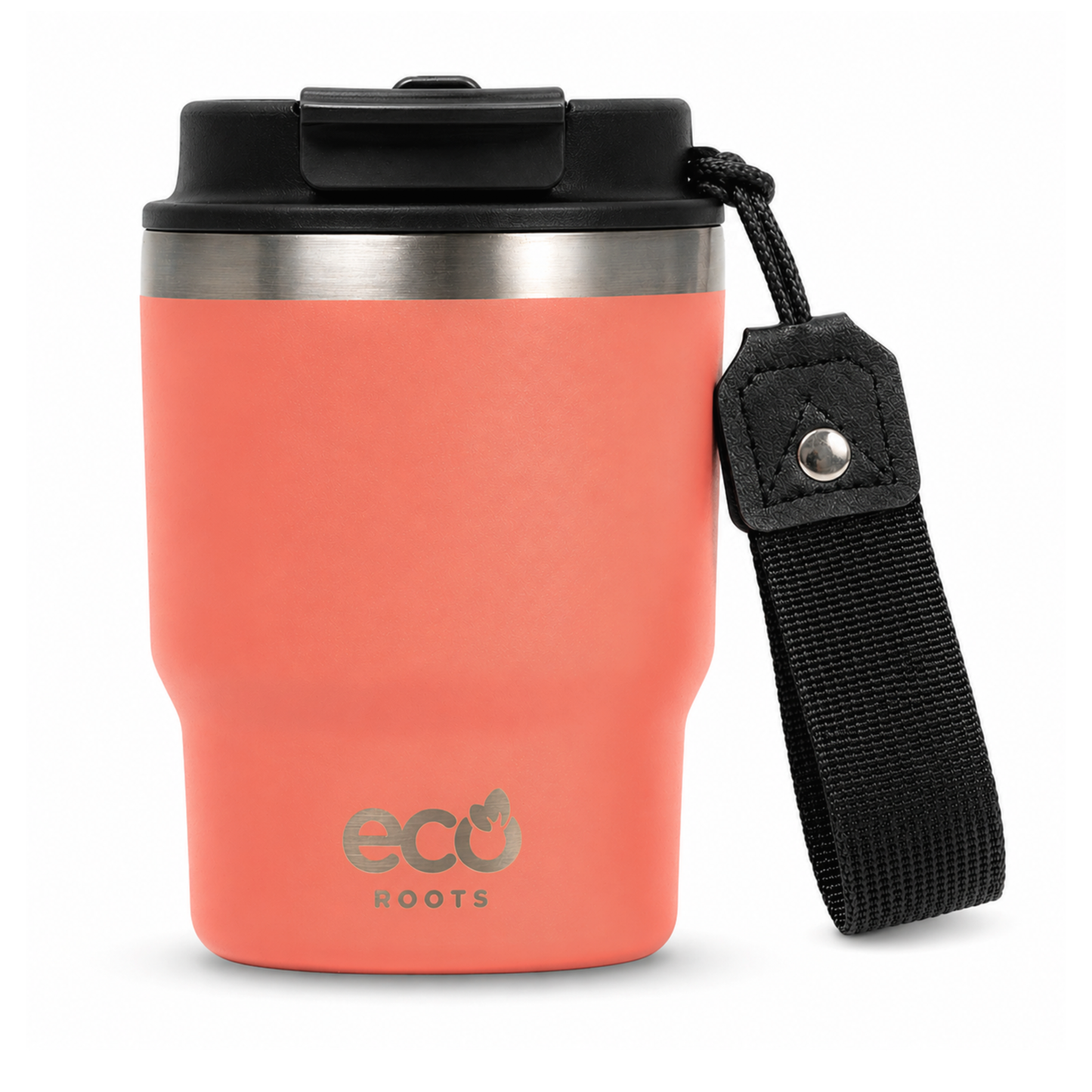 Colección Urban de ECOROOTS | Termos 360 ml | Tapa Negra