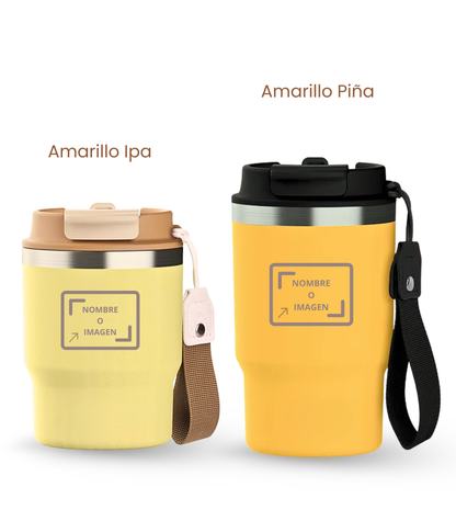 PACK COMBI (360 ml + 470 ml) Personalizado | Termo y Botella Térmica ECOROOTS