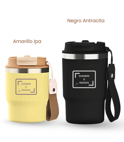 PACK COMBI (360 ml + 470 ml) Personalizado | Termo y Botella Térmica ECOROOTS