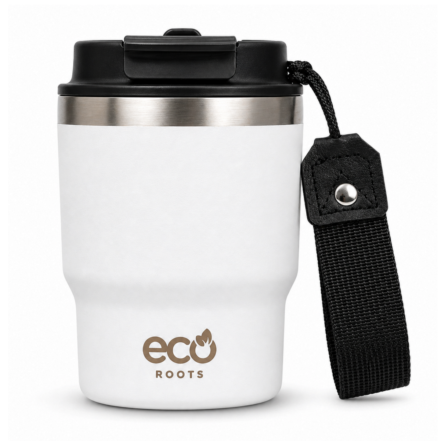 Colección Urban de ECOROOTS | Termos 360 ml | Tapa Negra