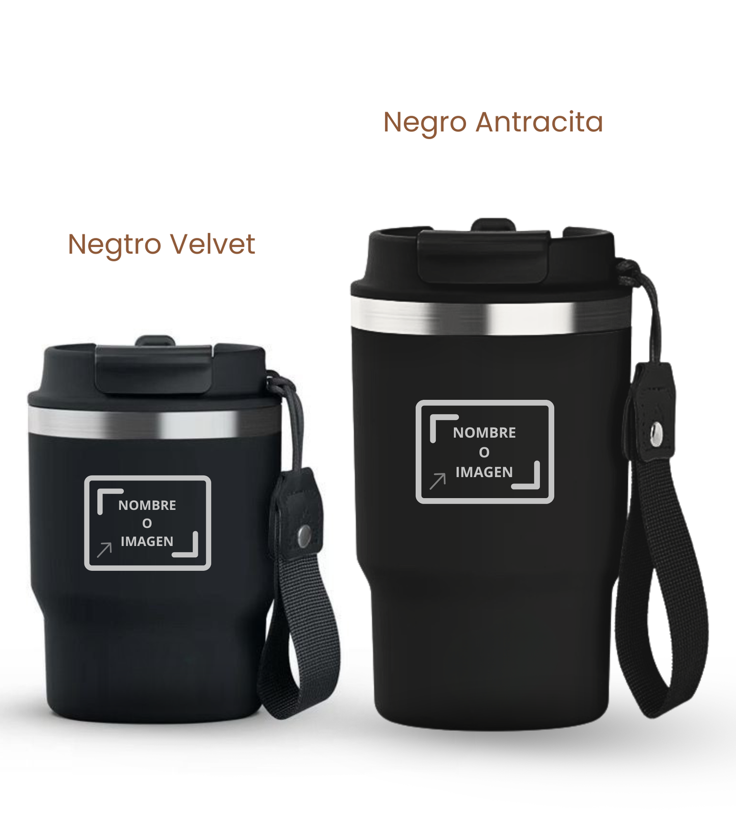 PACK COMBI (360 ml + 470 ml) Personalizado | Termo y Botella Térmica ECOROOTS
