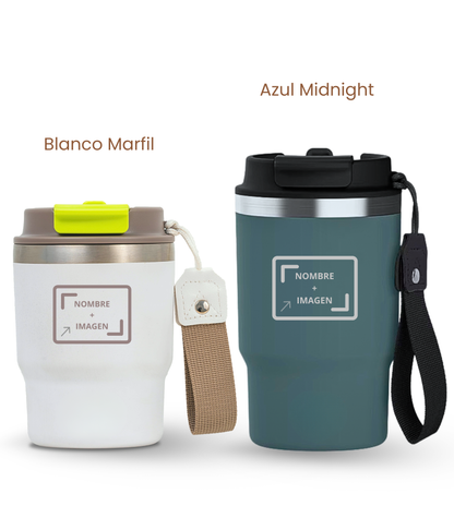 PACK COMBI (360 ml + 470 ml) Personalizado | Termo y Botella Térmica ECOROOTS