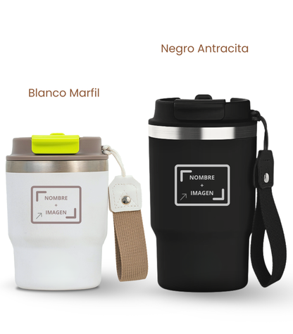 PACK COMBI (360 ml + 470 ml) Personalizado | Termo y Botella Térmica ECOROOTS