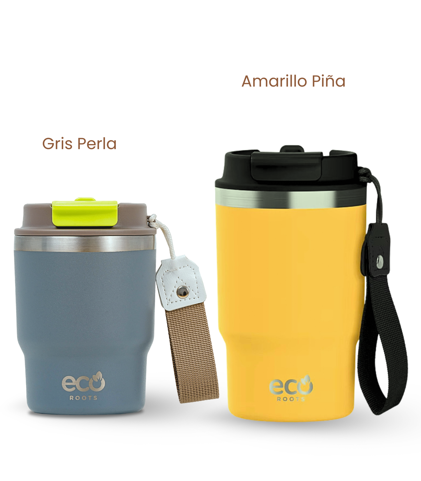 PACK COMBI (360 ml + 470 ml) Personalizado | Termo y Botella Térmica ECOROOTS