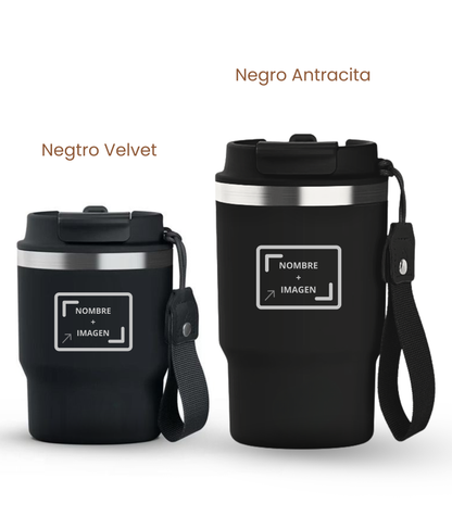 PACK COMBI (360 ml + 470 ml) Personalizado | Termo y Botella Térmica ECOROOTS