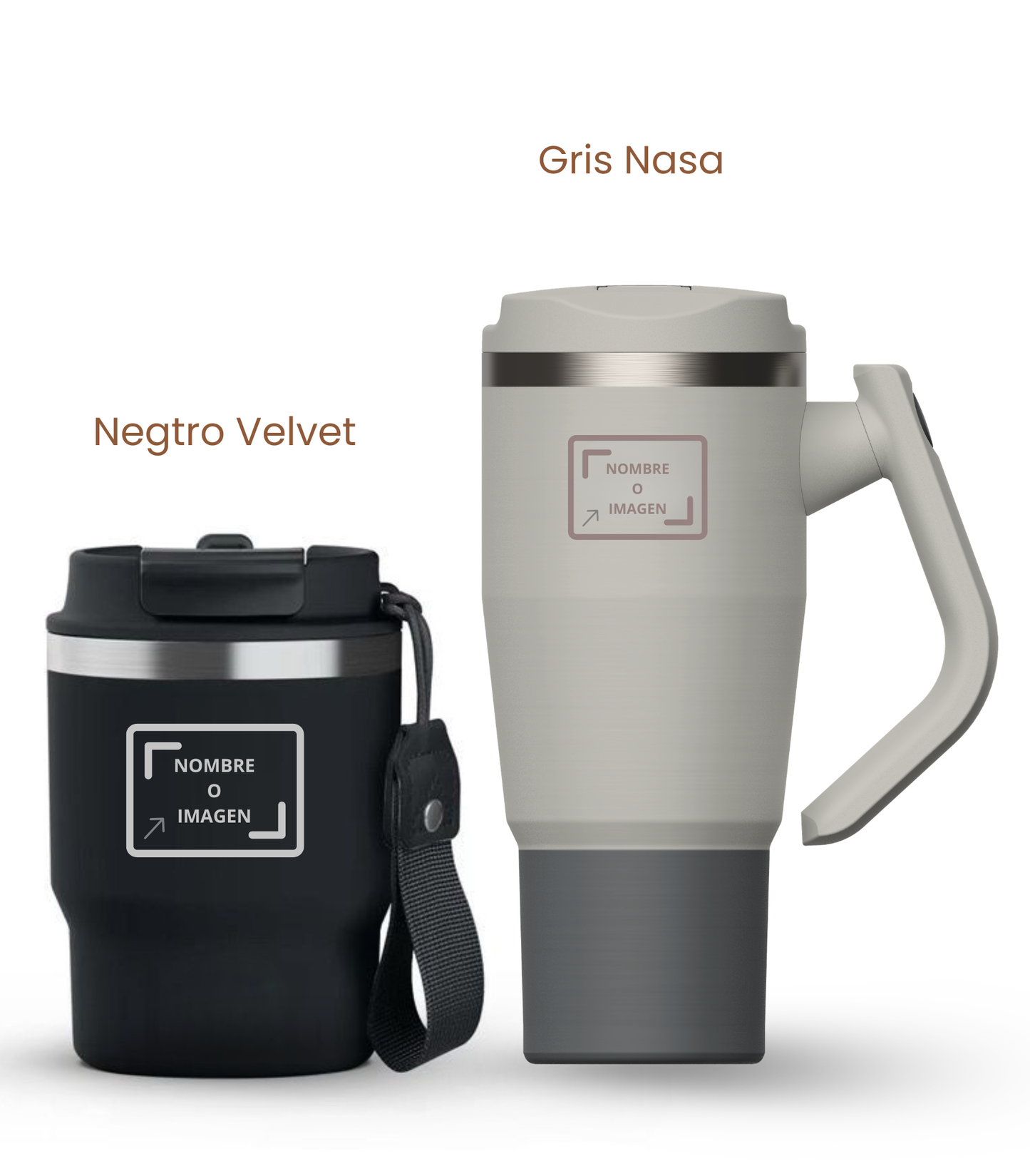 PACK COMBI (360 ml + 940 ml) Personalizado | Termo y Botella Térmica ECOROOTS