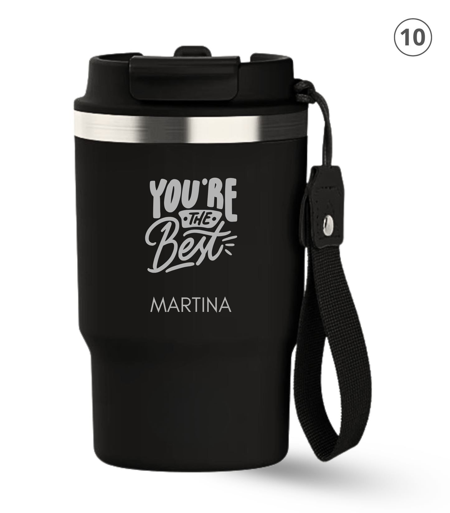 Frases 470 ml | Termos personalizados | Thunder ECOROOTS