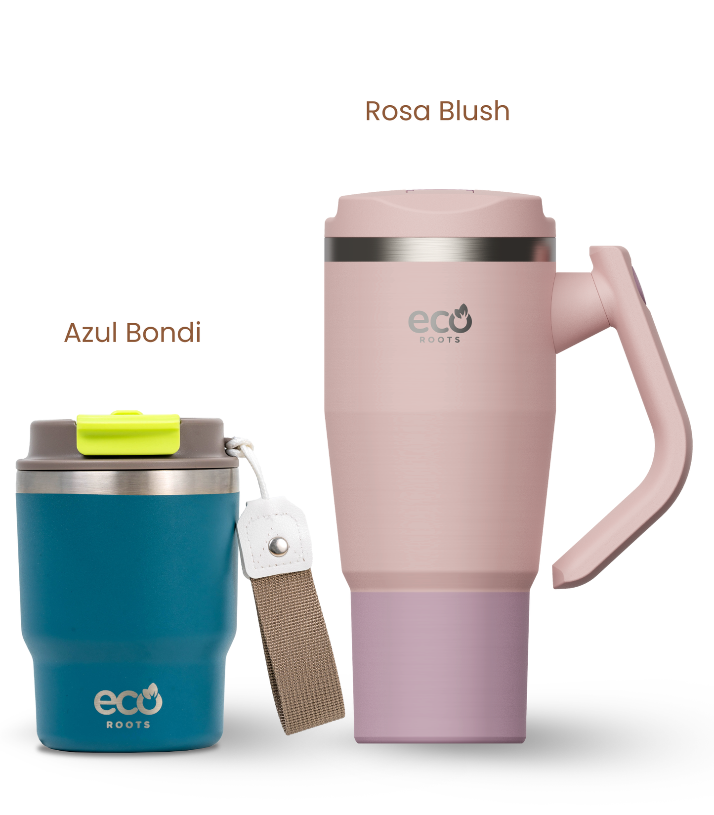 PACK COMBI (360 ml + 940 ml) Personalizado | Termo y Botella Térmica ECOROOTS