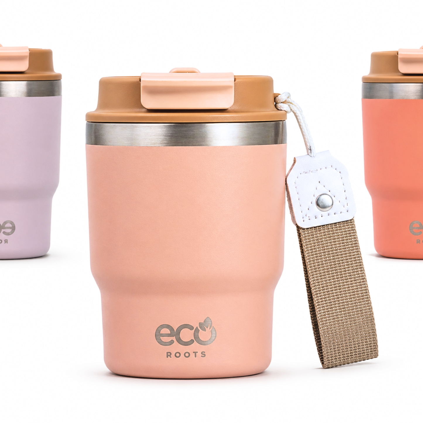 ECOROOTS Evergreen I Termo 360 º I Vaso térmico (Rosa Quartz)
