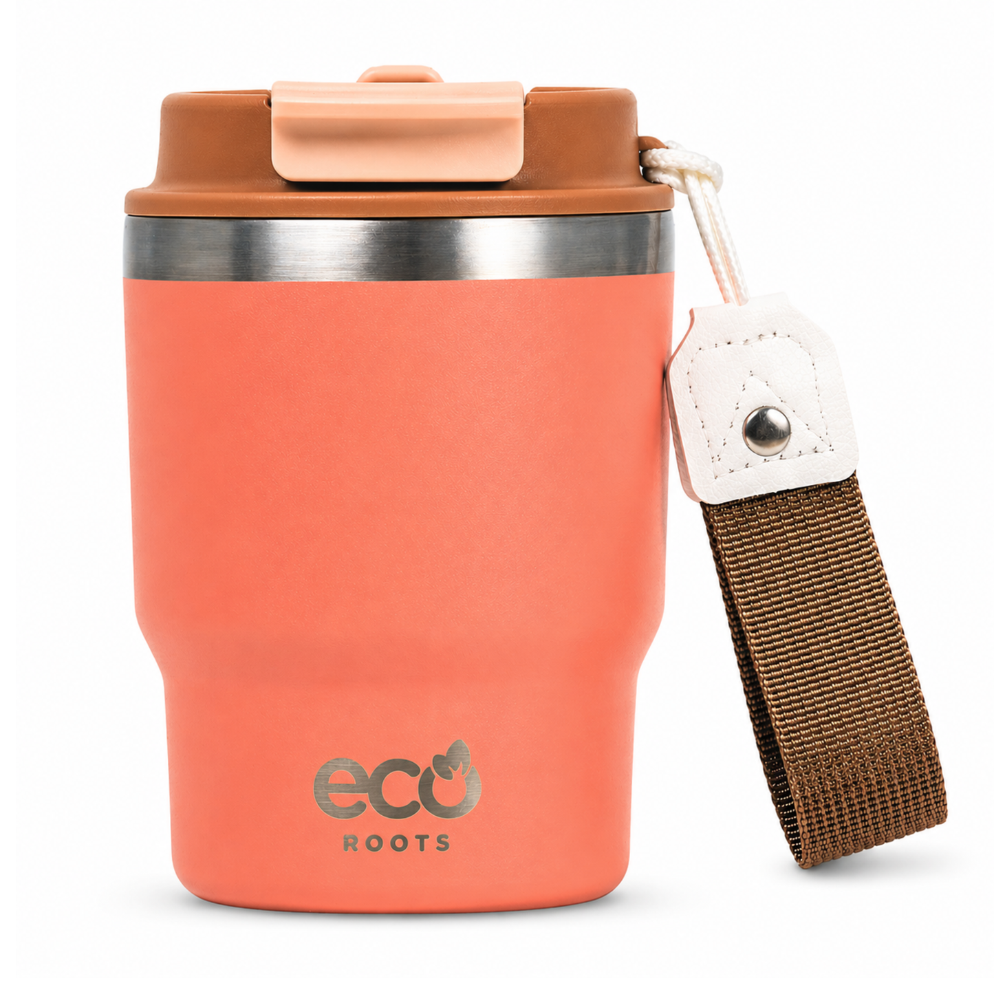 ECOROOTS Evergreen I Termo y vaso térmico 360 ml (Coral Tropic)
