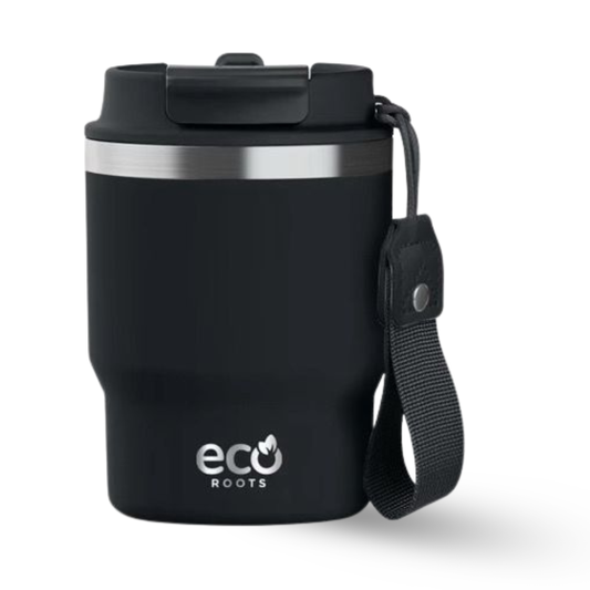 ECOROOTS Evergreen I Termo 360 º I Vaso térmico (Negro Velvet) I EDICIÓN LIMITADA
