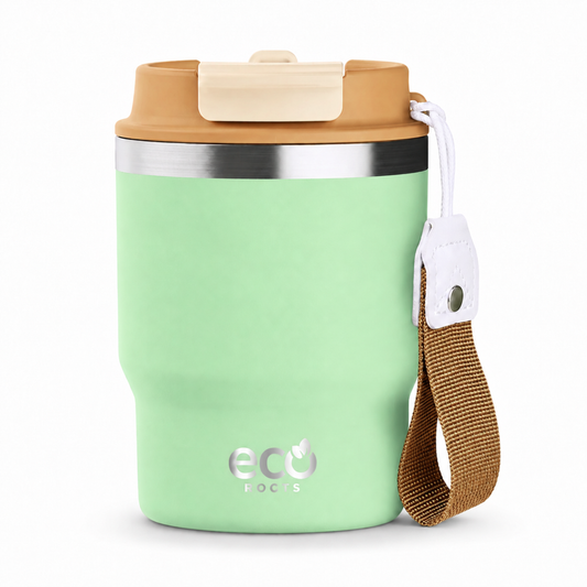 ECOROOTS Evergreen I Termo y vaso térmico 360 ml (Verde Fresh)